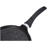 Сковорода блинная 22см с ручкой темный мрамор сбмт222а