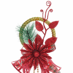 Украшение новогоднее «Звон праздника» 12*30 см, Красный