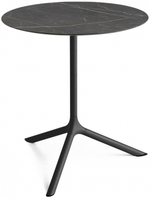 Стол ламинированный обеденный складной Scab Design Tripe Maxi Folding, черный, черный мрамор Сахара