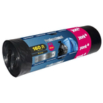 Мешки строительные для мусора экстра прочные пленка ПВД цвет черный толщина 60 мкм 160л (10шт.) YORK