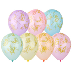 Шар латексный 30см Бабочки (Ассорти)
