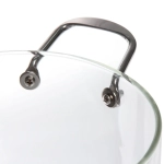 Кастрюля из боросиликатного стекла 3,5л «Хай-Тек» с металлическими ручками