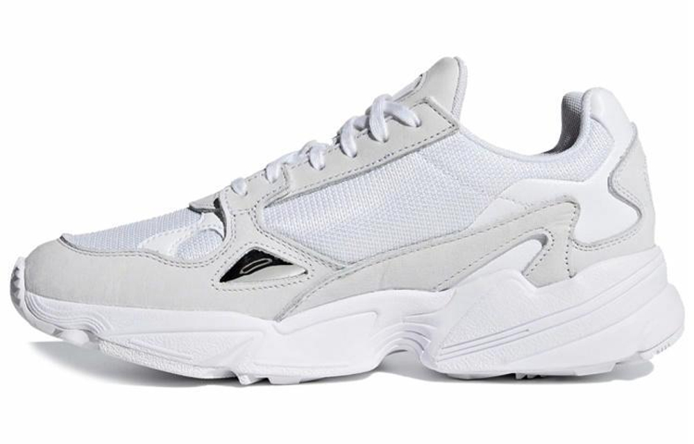 Кроссовки Adidas Originals Falcon Triple White (Женская размерная сетка)