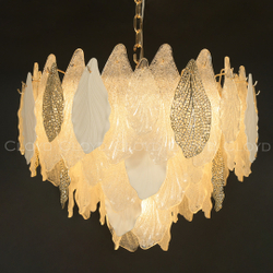 Люстра Cloyd SENEGAL-A C15 / Ø60 см - с золотыми листьями - золото (арт.10366)