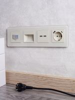 BRITE Рамка 4-местная РУ-4-2-Бр стекло песчаный RE IEK