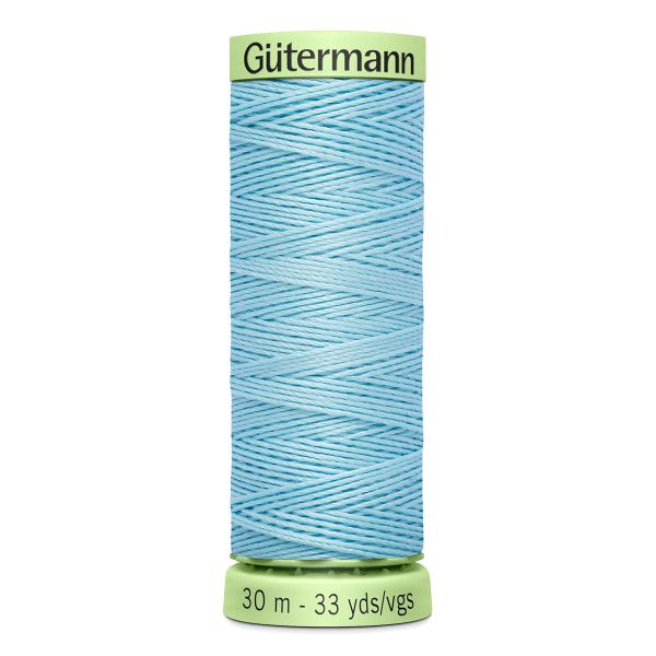Нитки отделочные Gutermann Top Stitch 30 (30 метров), 5 кат. | 195 голубой лед