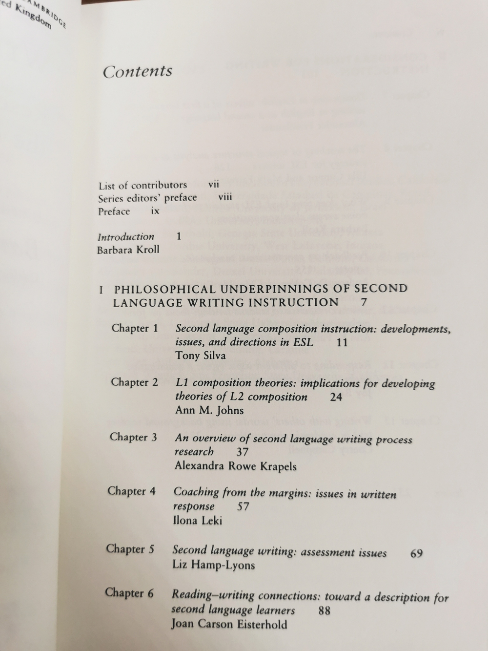 Second Language Writing (Cambridge Applied Linguistics): Research Insights for the Classroom 1st Edition