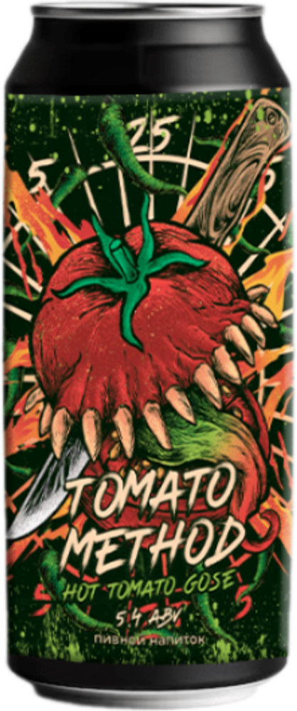 Пиво Селфмэйд Томато Метод Хот Паприка / Selfmade Tomato Method Hot Paprika 0.45 - банка