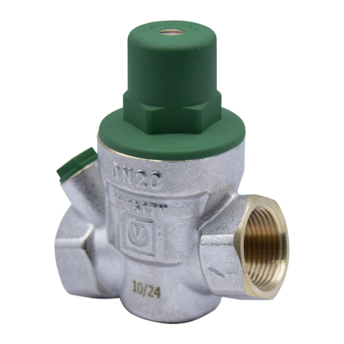 Редуктор давления мембранный 1/2" диап регул: 1,0 - 5,0 бар  с отв 1/4" под рад манометр VALTEC