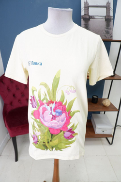 Футболка с принтом 46 размер
