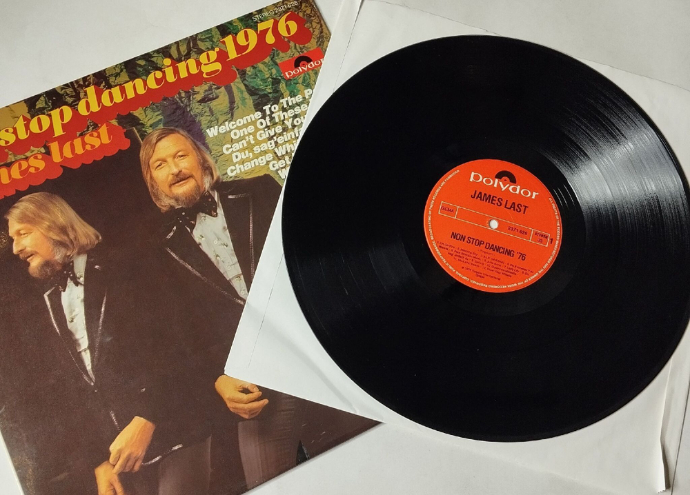 Винтажная виниловая пластинка LP James Last Non Stop Dancing 1976 (Germany 1975)
