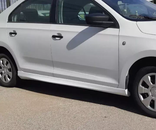 Накладки на пороги Skoda Rapid 1 / Шкода Рапид 2
