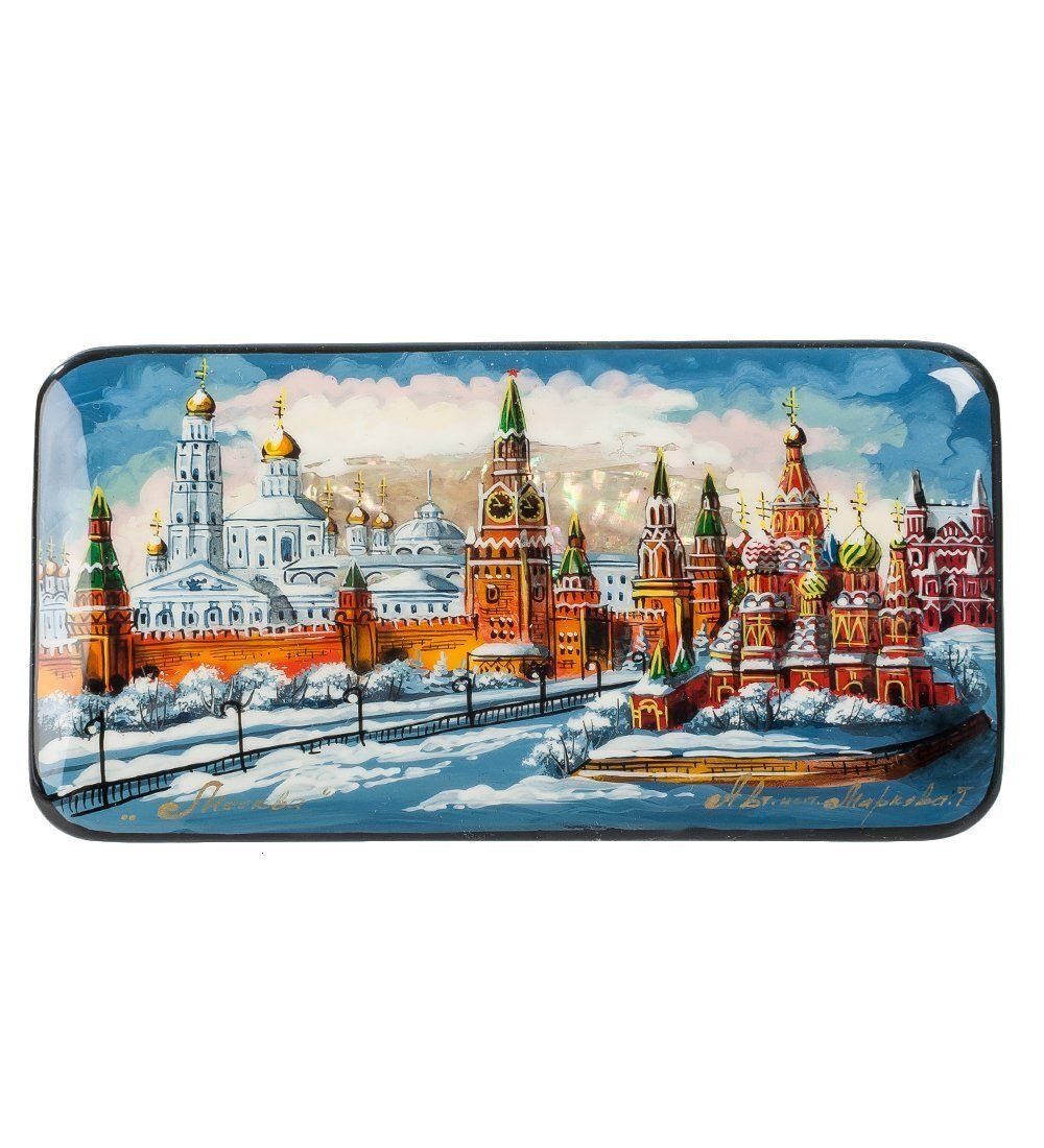 Народные промыслы ШК-55/ 55 Шкатулка «Москва» авт. Маркова
