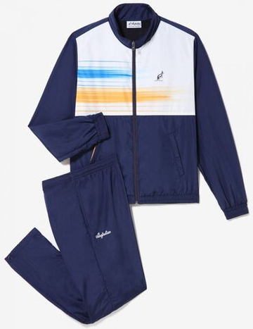 Мужской теннисный костюм Australian Tuta Smash Stampa Brush - небесный