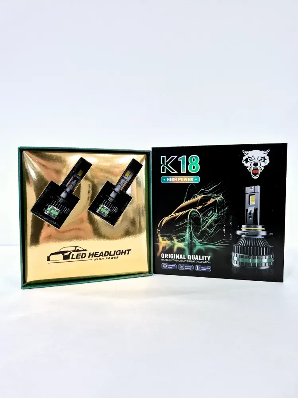 H7 (LED) / Светодиодные (H7) лампы, K18 High Power, 300 Вт - 12-24 вольт (2 шт. / комплект)