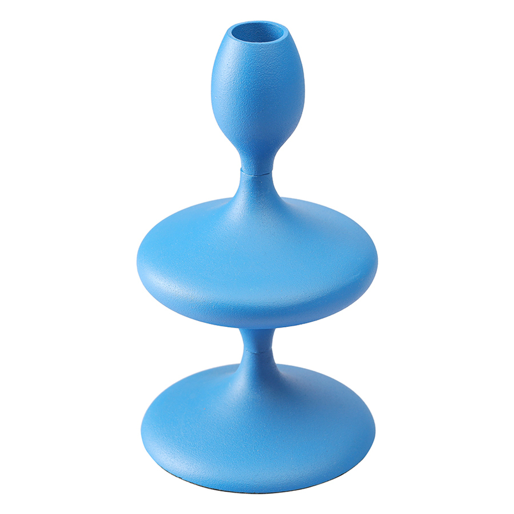 Подсвечник Vivlend, 20 см, синий