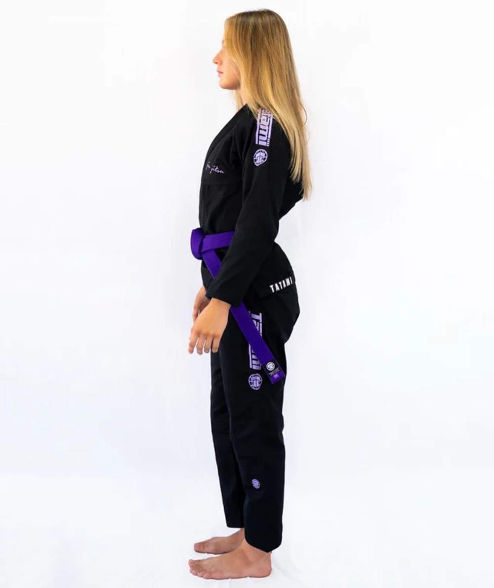 Кимоно женское Tatami BJJ Elements Superlite PURPLE & BLACK
