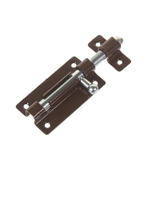 Шпингалет ШП-60мм коричневый