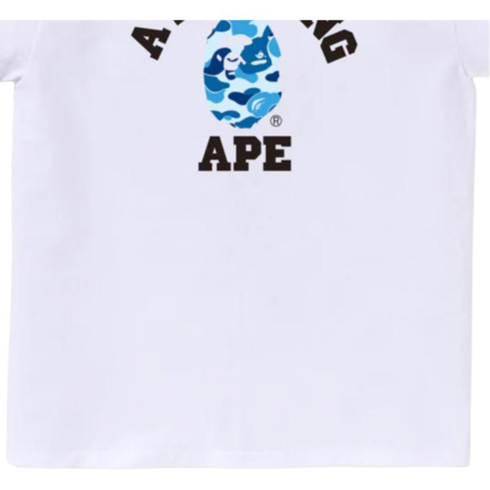 A Bathing Ape Bathing Ape Ss26 Футболка белый синий