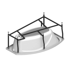 Акриловая ванна Radomir Vanessa (Радомир Ванесса) София 170х100 L, с каркасом
