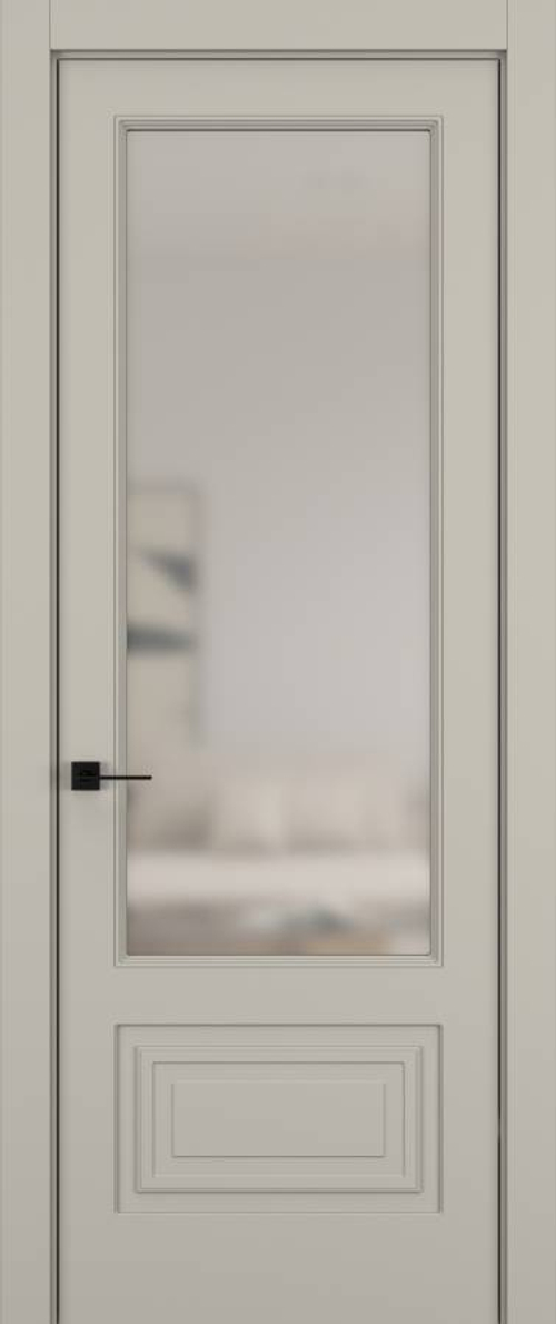 Дверь 021V ELEGANT Матовый Серый шелк