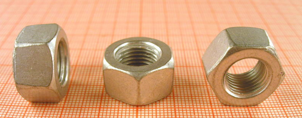 Гайка 12х1.25 простая (ОАО «БелЗАН») (уп10/20шт)