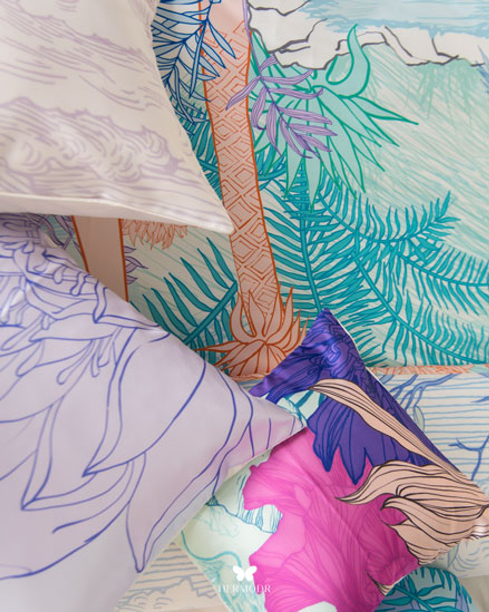 Комплект постельного белья двуспальный Baltoos Hermodr 8 предметов 130220287 Иран