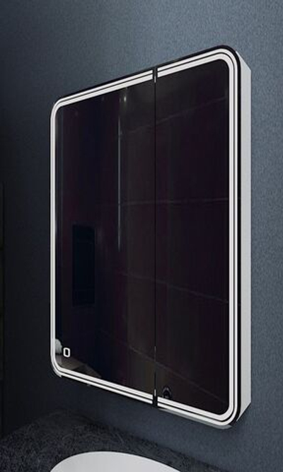 Зеркало-шкаф с подсветкой ART&MAX, левый ART&MAX VERONA  AM-Ver-700-800-2D-L-DS-F