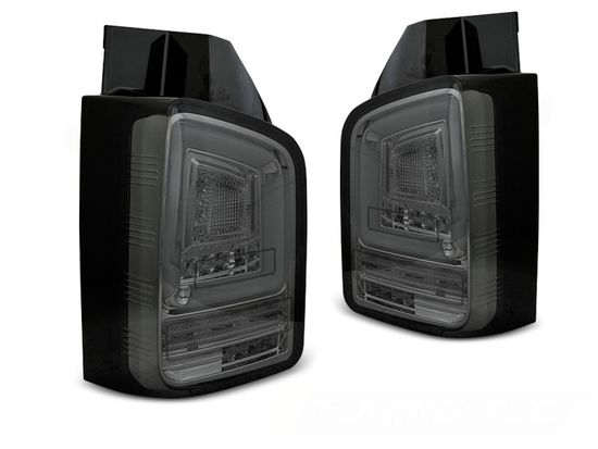 Фонари задние LED BAR SMOKE SEQ для VW T6 15-19 TR