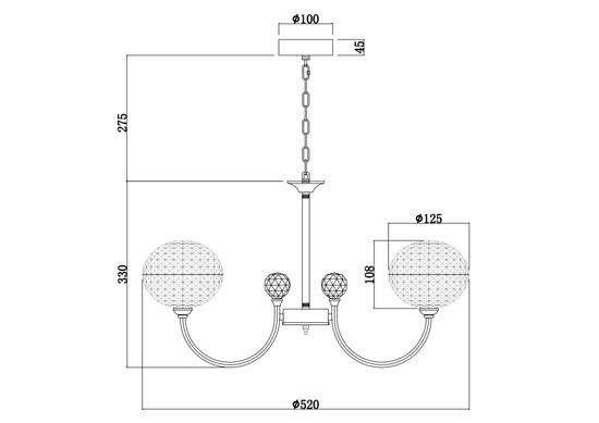 Люстра Freya FR6026PL-06CH