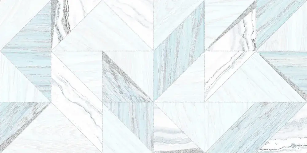 Декоративная плитка ALMA Ceramica DWU09NRT006 North 50x24.9 голубая глянцевая под дерево