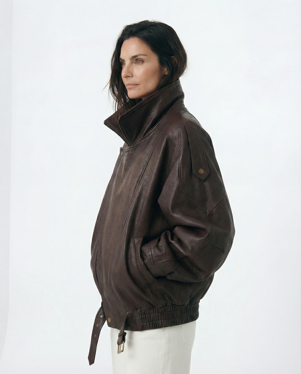 Кожаная куртка ARVELL (bordo)