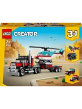 Конструктор Creator 31146 Бортовой грузовик с вертолетом