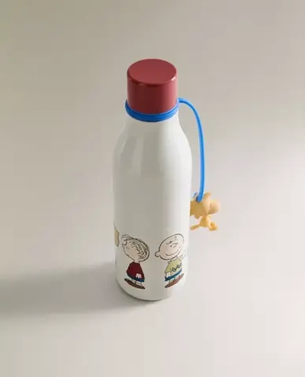 ZARA HOME БУТЫЛОЧКА CHILDREN'S PEANUTS™, КРЕМОВЫЙ