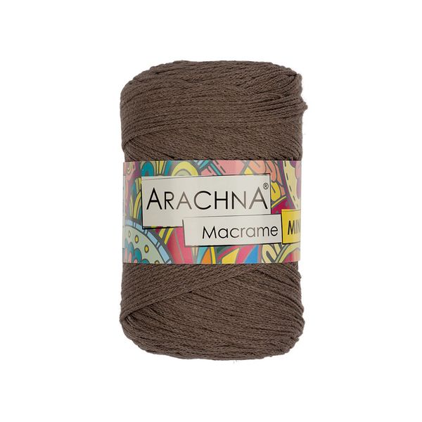 Пряжа Arachna Macrame Mini / уп.4 мот. по 250г, 200м, 26 св.коричневый