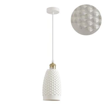 8350/1B SUSPENTIONI LN26 373 белый, металл/керамика Подвес E27 60W 220V CANESTRA