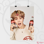 Постер А4 - BTS - Coca Cola