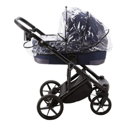 Детская коляска Adamex Marco 2 в 1 GA09 (Т. СИН ТК.+ Т.СИН ПЕРЛ КОЖ. ОТДЕЛКА)