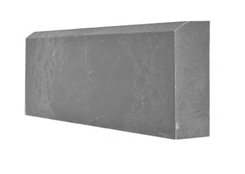 Полимерно-песчаный бордюр тротуарный 500x50x200 (графит)