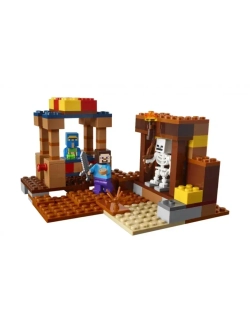 Конструктор Майнкрафт Торговый пост 213 деталей