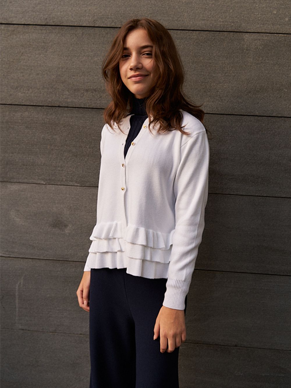 Кардиган белый для девочки арт. АТ509 белый