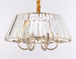 Подвесная люстра с хрусталем TR5039/6 GD/CL золото/прозрачный E14/6 max 40W D496*256