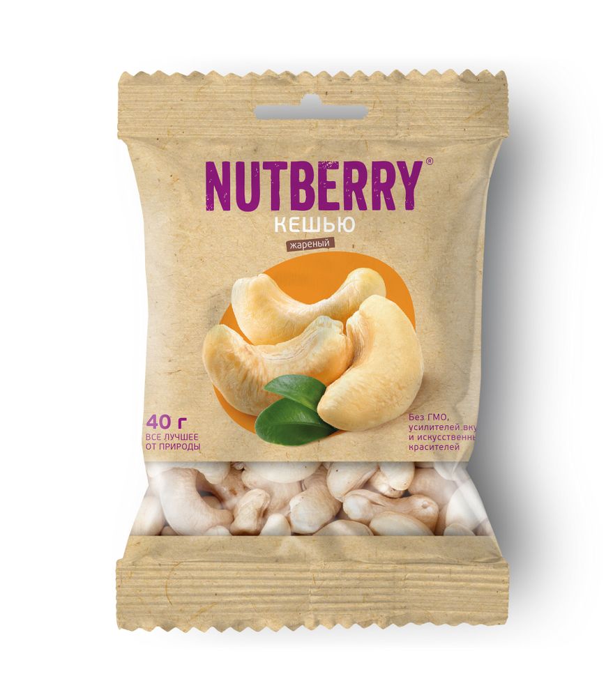 NUTBERRY Кешью жареный 40 г