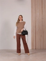 Сумка женская кросс боди через плечо на ремне из экокожи повседневная и деловая для женщины