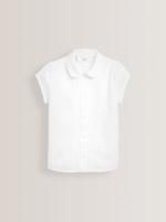 Блуза без рукавов школьная для девочки Next 981-321, Белый