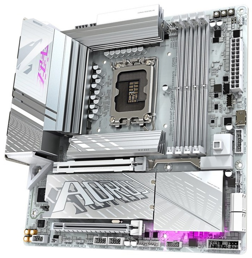 Материнская плата GIGABYTE Z890M Aorus Elite WiFi 7 Ice