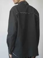 Рубашка Sashina Fringe черная