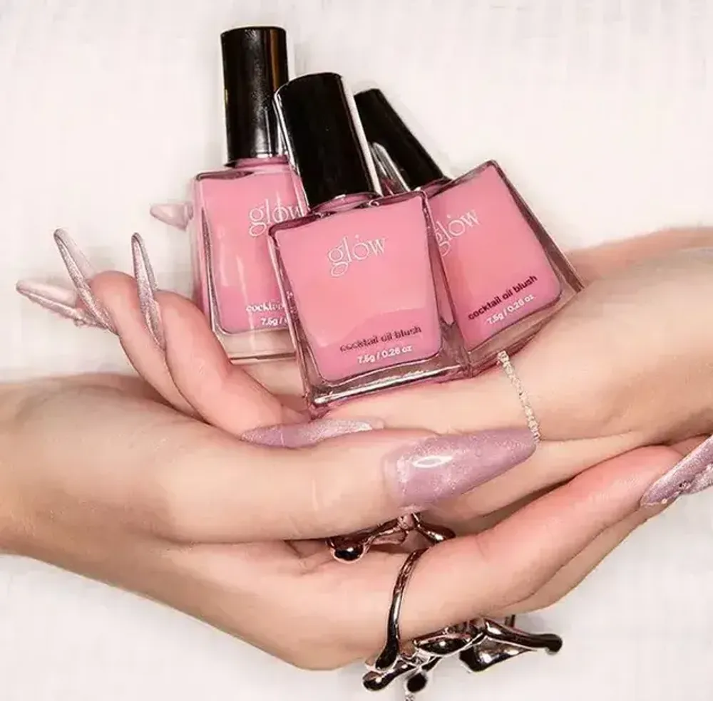 GLOW Жидкие румяна Glow Cocktail Oil Blush Purpleflame