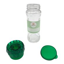 Мельница для специй Ashanti стеклянная зеленая, 80 г