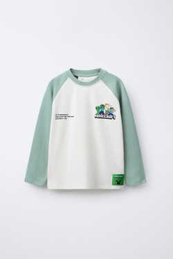 ZARA ПИЖАМА MINECRAFT © MOJANG AB. ™, ЗЕЛЕНЫЙ